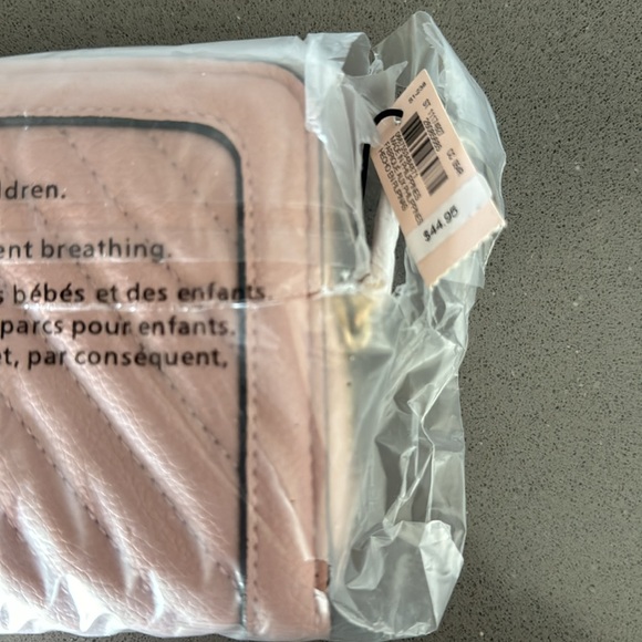 Victoria's Secret LARGE WALLET WITH ZIP / Orchid Blush / V-Quilt & Monogram NEW - Picture 8 of 12